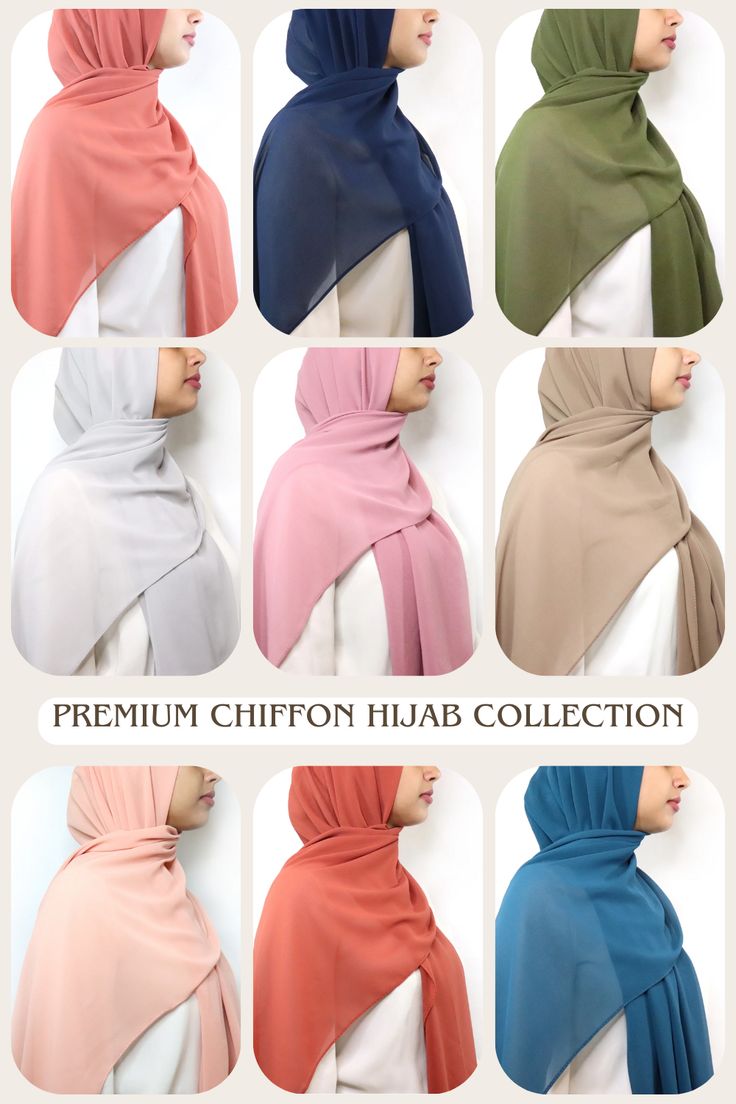 Georgette Chiffon Hijab