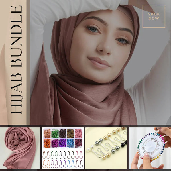 5 GEORGETTE HIJABS DEAL - ESPRESSO